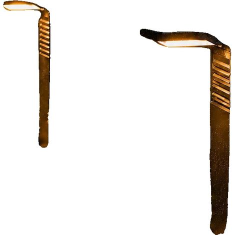 Solarwegbeleuchtung, Hochhelligkeits-LED, Wetterfest, 6PCS, Warmweiß (1/2)