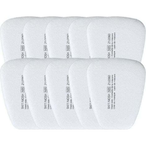 5N11CN filtre coton KN95 masque anti-poussière filtre de remplacement filtre en coton particules filtre trapézoïdal général 10 pièces
