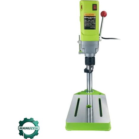 Manuzen - Mini perceuse à colonne 710 W 13 mm – support et étau (1/5)