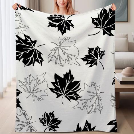 Couverture de lit en polaire, douce et chaude en microfibre chaude pour le printemps, décoration intérieure, cadeau pour femmes et hommes, 6080 pouces (1/4)