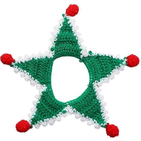 Weihnachtslätzchen für Hunde und Katzen, niedliches Anti-Sabber-Handtuch, Haustieraccessoire für Partys, dekorativer Halswärmer (1/5)