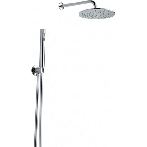Set doccia 5 pezzi HIGH PRO 02 Gedy in ottone D.25 cm - Cromato (1/5)