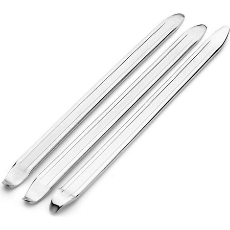3-teiliges Set 11,81 Zoll verzinkter Reifenmontiergerät für Autos und Motorräder
