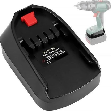 Bosch 18V GBA Battery Adapter – Converter for Bosch Garden Series Tools – Overload Protection – Dimensions 100x70x38mm (1/5)
