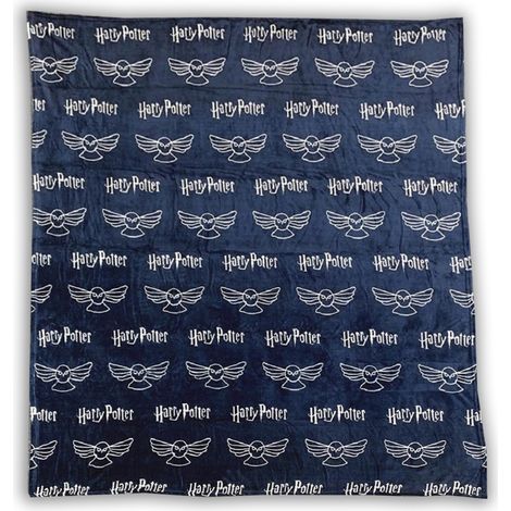 Harry Potter Decke – Wohndecke 130x170 cm für Kinderzimmer und mehr
