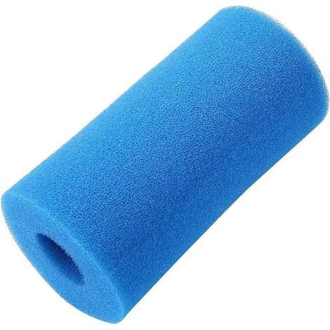 Éponge réutilisable pour filtre de piscine. Accessoire de nettoyage pratique. Filtration compatible avec les pompes. Facile à utiliser et lavable. (1/5)