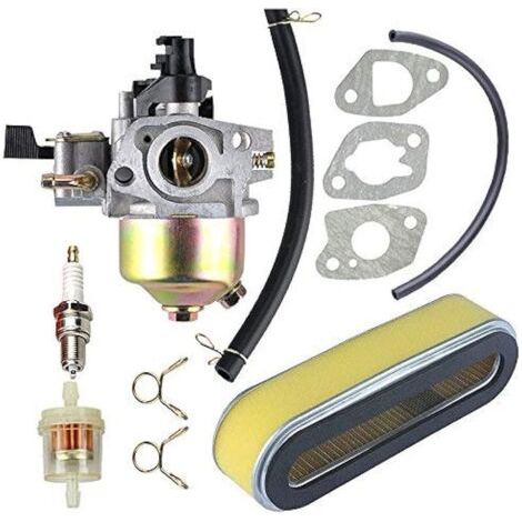 Pair Compatible avec le carburateur 16100-ZE6-W01 pour tondeuse à gazon Honda HR194 HR195 HR214 HRA214 HR215 HR216 HRA216 HRC216 5,5hp