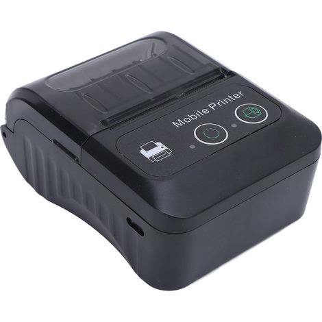 Mini Imprimante Thermique avec 1 Papier Rouleau, Imprimante de Réception Portable Bluetooth pour Les Photos, Les Photos, Les Journaux, Le Bricolage, L'étiquette (1/5)