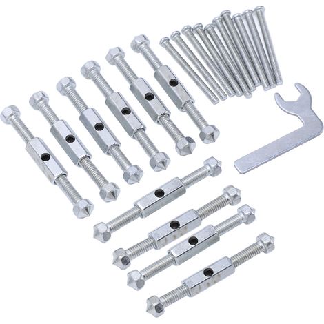 Reparaturwerkzeug für Verteilerdosen Typ 86, Schraubenschlüssel für Stützbolzen, Reparatur- und Montageset für Wandschalter und Steckdosen, Metallhalterungen Typ 86 (1/5)
