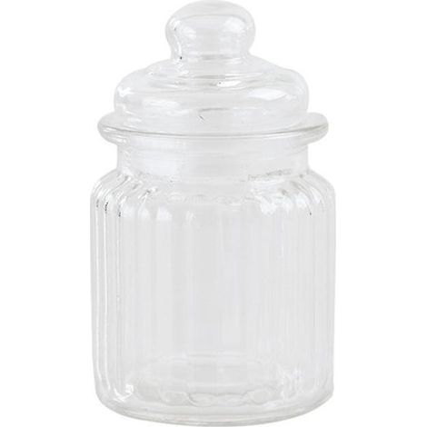 Bocal en verre hermétique pour le rangement d'articles (1/3)