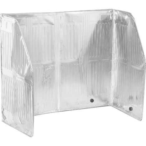 Plaque en Aluminium Anti-éclaboussures Cuisine 120x50 Cm Protection Murale l'huile Accessoire Cuisine Antiadhésif Facile à Nettoyer Protection (1/5)