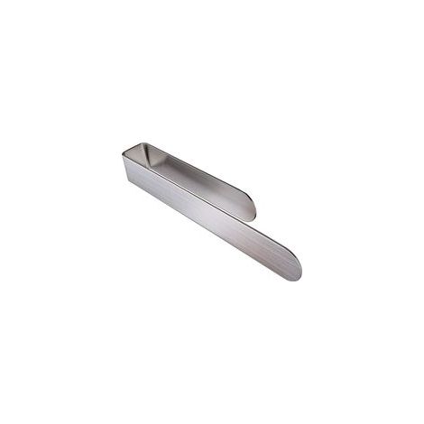 Porte-serviettes adhésif 20 cm, sans perçage, petite étagère de salle de bain, acier inoxydable argenté (1/5)