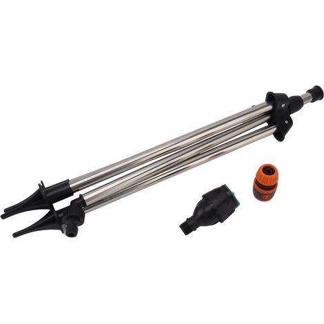 Arroseur automatique sur trépied, buse d'arrosage rotative à 360 degrés, outil pour l'arrosage des pelouses, jardins et terres agricoles. (1/5)