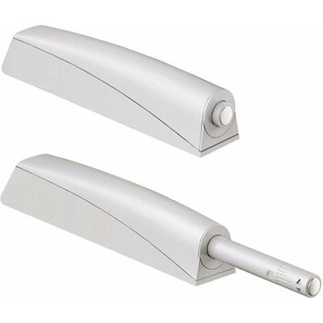 2pc Push to Open Amortisseur Porte Placard 2 Pièces Loquet Magnetique Push Open Poussoir Placard Fermeture Magnétiques pour Armoire Systeme Push (1/4)