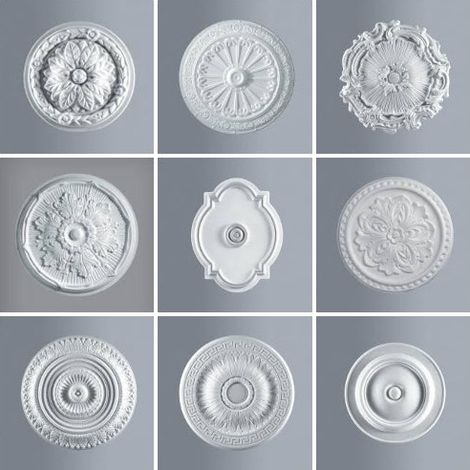 ROSONE DECORATIVO POLISTIRENE ER 32 DY CM.32