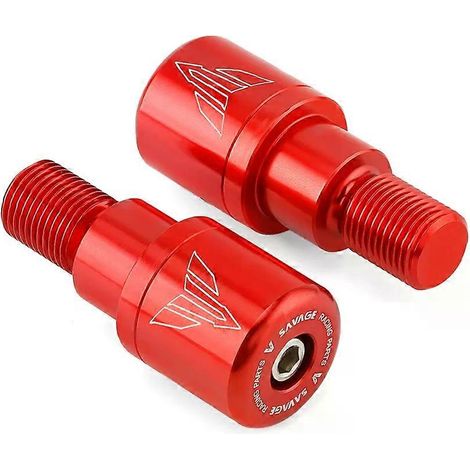 Aplicable para YAMAHA MT07 MT09 Puños de manillar de motocicleta Tapa deslizante MT10 MT 125 FZ 07 09 TDM 850 XSR 700 900 XJ6 FZ1 FZR 250 600 (Rojo) (1/5)