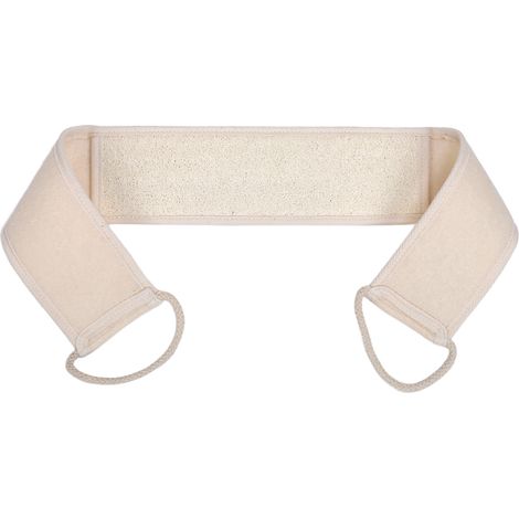 Gant exfoliant de douche pour dos - Éponge longue en maille, élimine les cellules mortes, nettoyage profond en profondeur, bande de bain réutilisable (1/5)