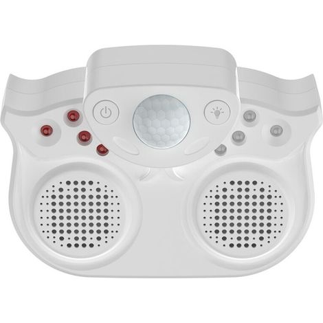 D215 Repellente per topi a induzione lampeggiante, repellente per topi a ultrasuoni, repellente per insetti, repellente per topi portatile, bianco (1/2)