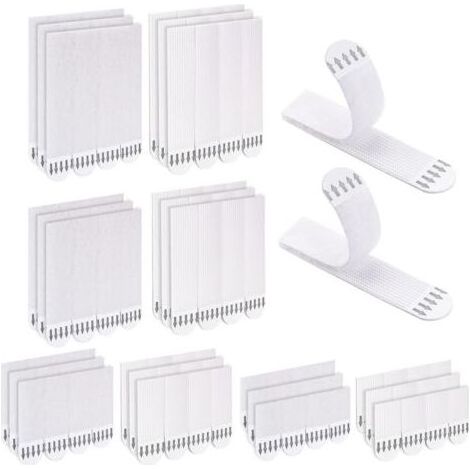 48 paires - Velcro - Amovibles - Autocollants - Conviennent pour cadres photo, décorations murales, affiches (1/5)
