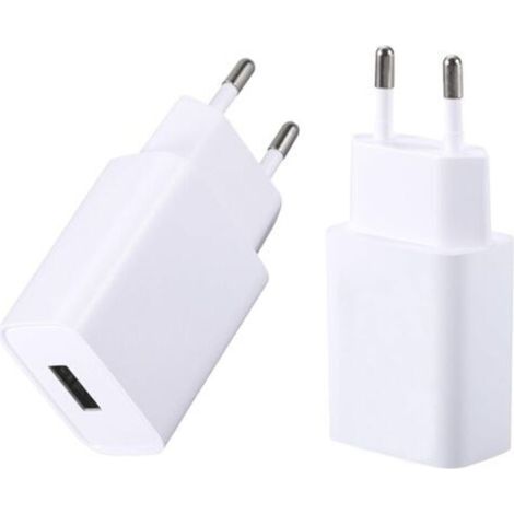Lot de 2 chargeurs USB 5V/1A avec adaptateur secteur pour téléphones portables, liseuses, casques audio et montres connectées (1/5)