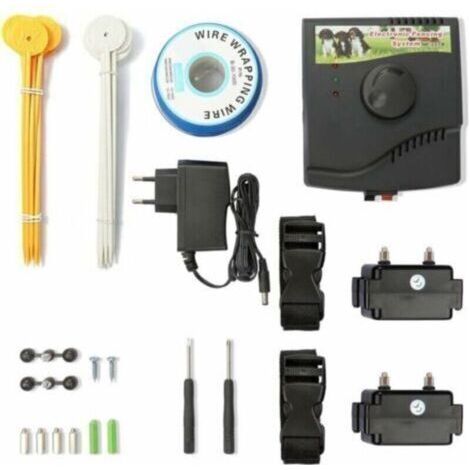 Electric Dog Fence with 2 Collars - Anti-Escape Collars for Effective Training - (1/5)