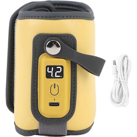 Biberon Portable Chauffe-Lait 5 Réglages Température Écran LCD Chauffage Rapide Voyage (1/5)