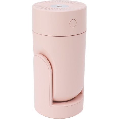 Mini-USB-Luftbefeuchter mit Rotationsmechanismus, superleise und automatischer Funktion für Schlafzimmer, Büro, Auto und Reisen – Rosa (1/5)