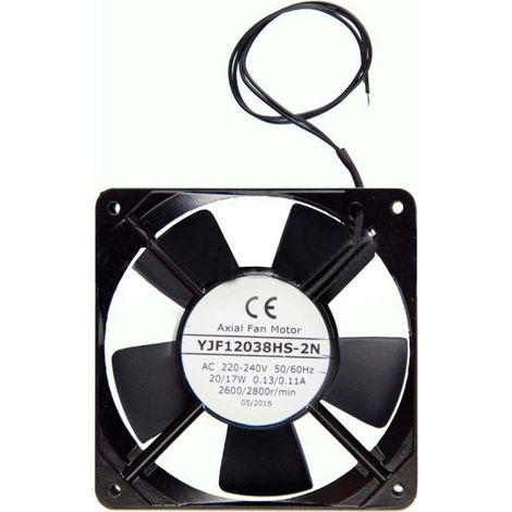 Ventilador Axial Weiguang YJF12038HS-2N  220-240V  120x120x38mm  Refrigeración Industrial y Climatización