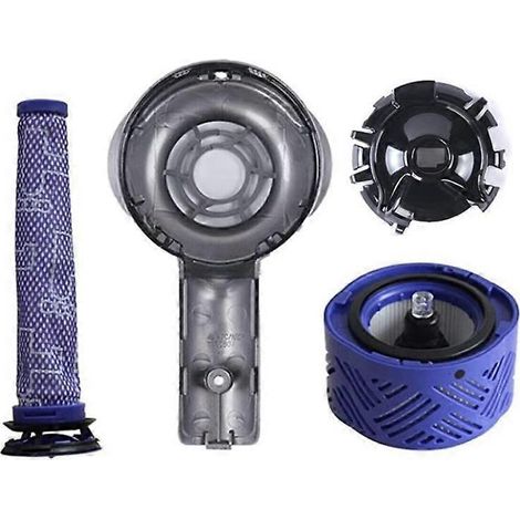 Cache moteur arrière + filtre HEPA pré et post-moteur pour aspirateur V6 DC58 DC59 DC62 DC72 DC74 - Pièces de rechange mises à jour - AquaForge (1/5)
