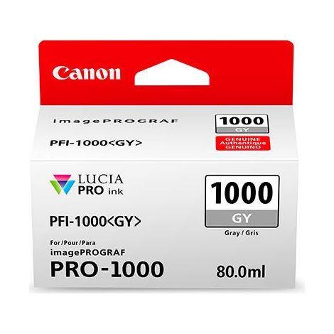 Canon iPF PRO1000 Cartucho Gris PFI-1000GY