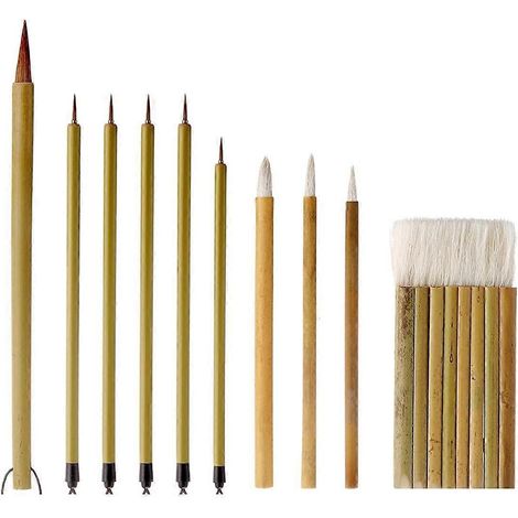 Ensemble de pinceaux décoratifs pour artistes, peinture sur céramique, dépoussiérage (1/5)