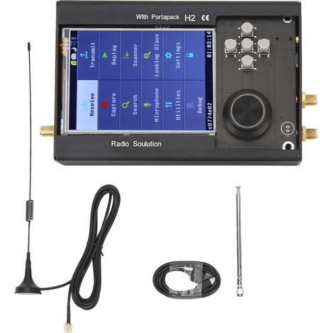 Émetteur-récepteur Radio SDR 1MHz à 6GHz, prise Audio 3.5mm, écran tactile 3.2 pouces, réception SSB AM FM, ensemble 2 (1/5)