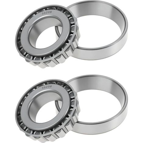Lot de 2 Roulements à Rouleaux Coniques 30206 Adaptés à La Transmission de Puissance des Industrielles Automobiles (1/5)