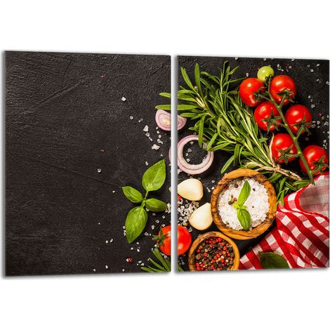 Glasschutzplatte für den Herd 2x40x52 Lebensmittel (1/5)