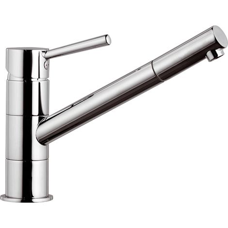 Rubinetto Miscelatore Monocomando Girevole Lavello in Ottone Mariani Hermes Cromato (1/2)
