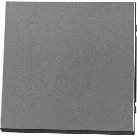 Plaque d'obturation murale série Z en PC ignifuge gris panneau vierge 13 × 9 × 10 cm – Livraison gratuite