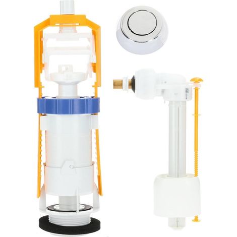 Garis W03-4500G Spülmechanismus chrom mit doppeltem Druck