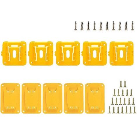Support mural pour outils électriques Dewalt 18V Li-Ion (10 pièces) (1/5)