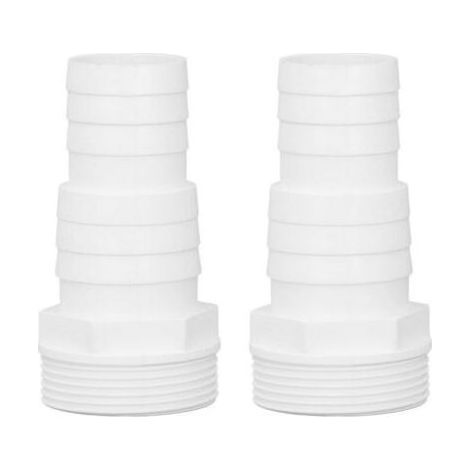 Lntyq Adaptateur de Tuyau de Pompe de Filtre de Piscine, Adaptateur Tuyau Piscine de Piscine 1 1/2 Pouce à Filetage Male Adaptateur de Tuyau de Filtre de Piscine (1/5)