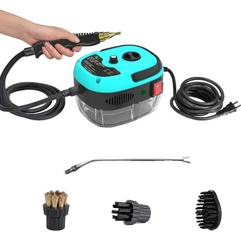 Nettoyeur à vapeur, design portable, nettoyage à haute température, Bleu, 220 V-c, UE-c (1/2)