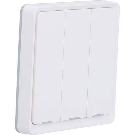 Für ZigBee-Funk-Szenenschalter, 3-Tasten-Controller, App-Steuerung, Sprachsteuerung, Weiß (1/5)