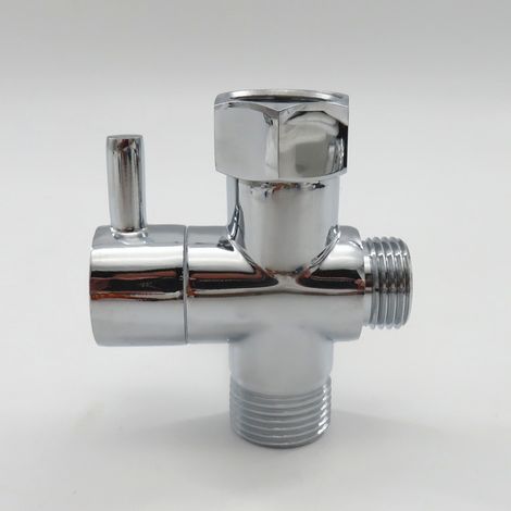Zubehör für das WC-Sprühpistolen-Set: Druckverstärkende Sprühpistole, 7/8-Zoll-Messingverteiler nach US-Standard. (1/5)