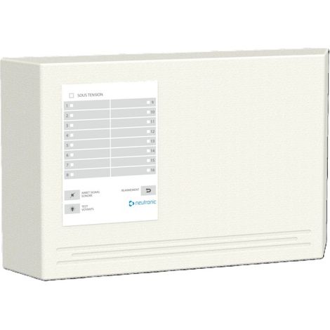Alarme technique 16 zones avec 1 relais/zone