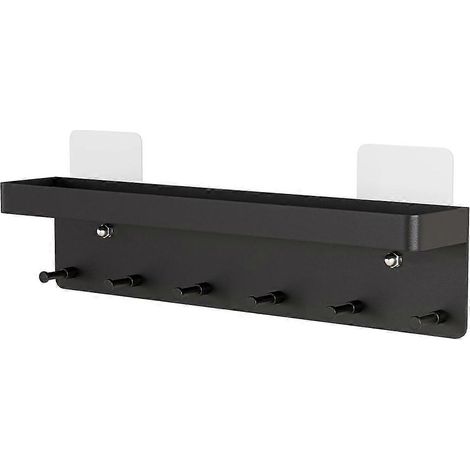 Plateau de rangement multifonctionnel en métal, porte-shampoing, étagère de cuisine, porte-clés (1/5)