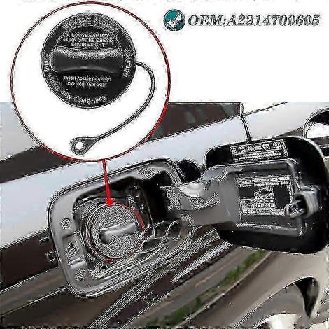 Bouchon de réservoir d'essence pour Mercedes-Benz Classe C W204, A2214700705 (pièce de rechange) (1/5)