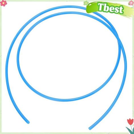Tbest tuyau pneumatique de compresseur d'air Tuyau pneumatique Flexible pour outillage materiel Transparent 500 cm/16,4 Bleu 1m (1/5)
