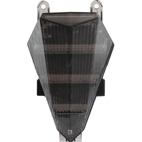 Per motociclette: fanale posteriore a LED con indicatori di direzione, lente colorata, adatto per Yamaha YZF R6 2006-2016 (1/5)