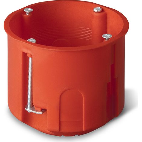 Scatola da incasso Onnline PK-60F GK, profonda, rossa, IP 20