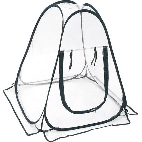 Filiyano-Mini tente de culture étanche pour plantes en pot - petite serre - serre en PVC transparent - étanche - résistante à la pluie et à la neige (1/5)