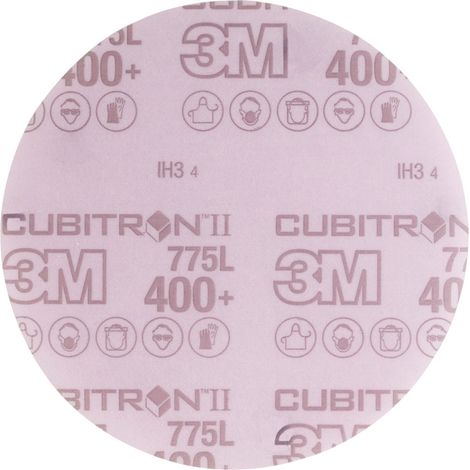 3M Klett-Schleifscheibe (CER) Hookit 775L Ungelocht,⌀ 150 mm, Körnung: 400